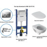 Комплект инсталляции c подвесным унитазом GEBERIT RENOVA 500,124.TC.R